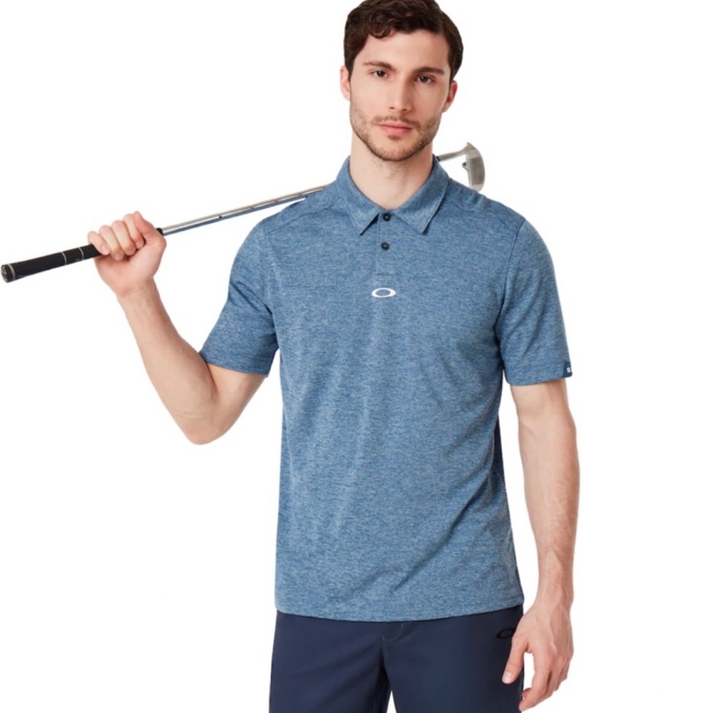 Oakley Aero Ellipse Golf Polo Teal XLarge